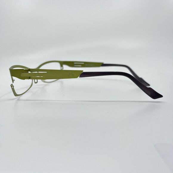Eye\'DC V561 012 Eyeglasses Frames‎ Green Mens 53-17 H6555 main image 8